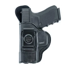Maxx Carry IWB Leather Gun Holster Compatible with Glock 17, 22, 48 9 mm