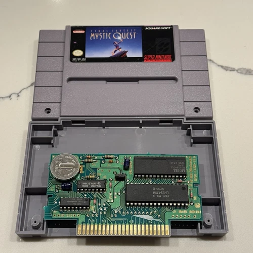 Final Fantasy: Mystic Quest (SNES, 1992) Authentic Pins Cleaned TESTED