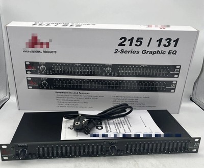 DBX 215 Dual Channel 15-Band Graphic Equalizer Testing Working