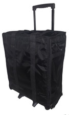 Large Jewelry Display Rolling Carrying Case w/17 Trays