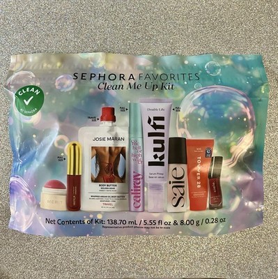 Sephora Favorites Clean Me Up Kit 2026 BRAND NEW & SEALED - 8 Items, 3 Full Size