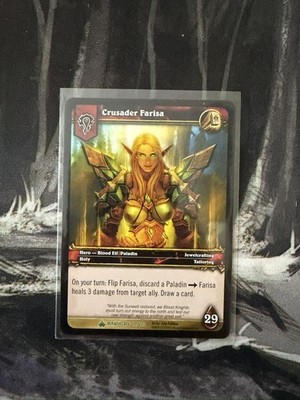 WoW TCG Crusader Farisa Wrathgate 11/220