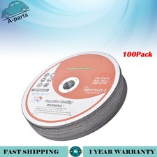 7"x1/16"x7/8" 100 Pack Cut-off Wheel - Metal Stainless Steel Cutting Discs