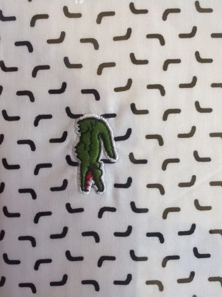 Lacoste Queen Sheet Set Cotton Blend Anthracite  - Image 3 of 4