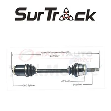 SurTrack MI-8038 CV Axle Shaft for Constant Velocity ju