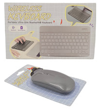 Wireless Keyboard  Mouse Bluetooth Mac Apple PC Computer Lot of 2