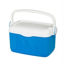 Réfrigérateur portatif design ergonomique 10 L bleu glacière de voyage