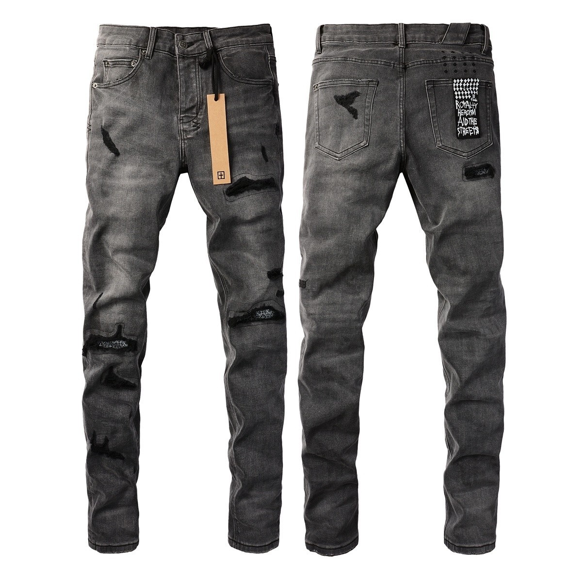 Ksubi Men's 3010 Black ripped jeans Fashion Jeans ( Fast Shipping