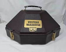 Western Wear Brown Cowboy Hat Case Travel Hard Case