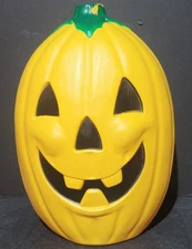 VTG 90s Sun Hill Halloween Pumpkin Jack-O-Lantern Light Blow Mold 20x14x8" 