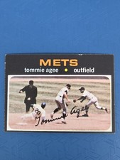 1971 Topps #310 Tommie Agee New York Mets BASEBALL Card 1K