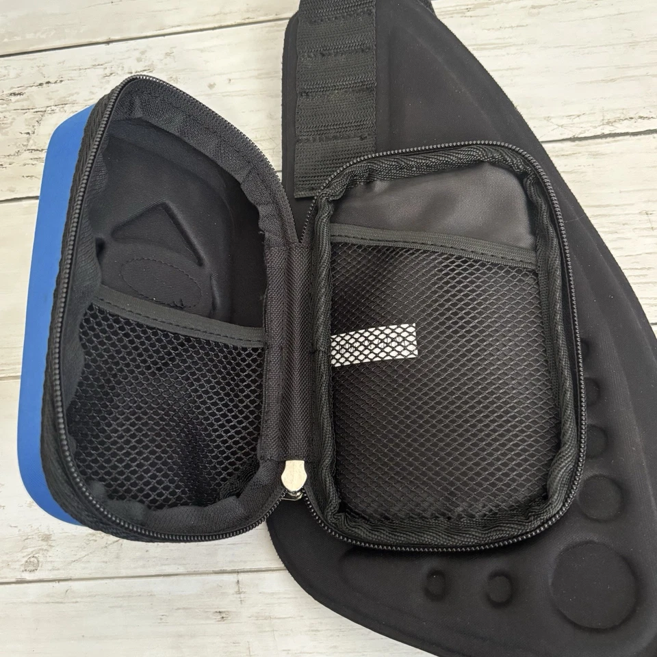 Nintendo GameBoy Advance Sling Bag Blue Black Travel Carrying Case Pouch Vintage - Image 4 of 4