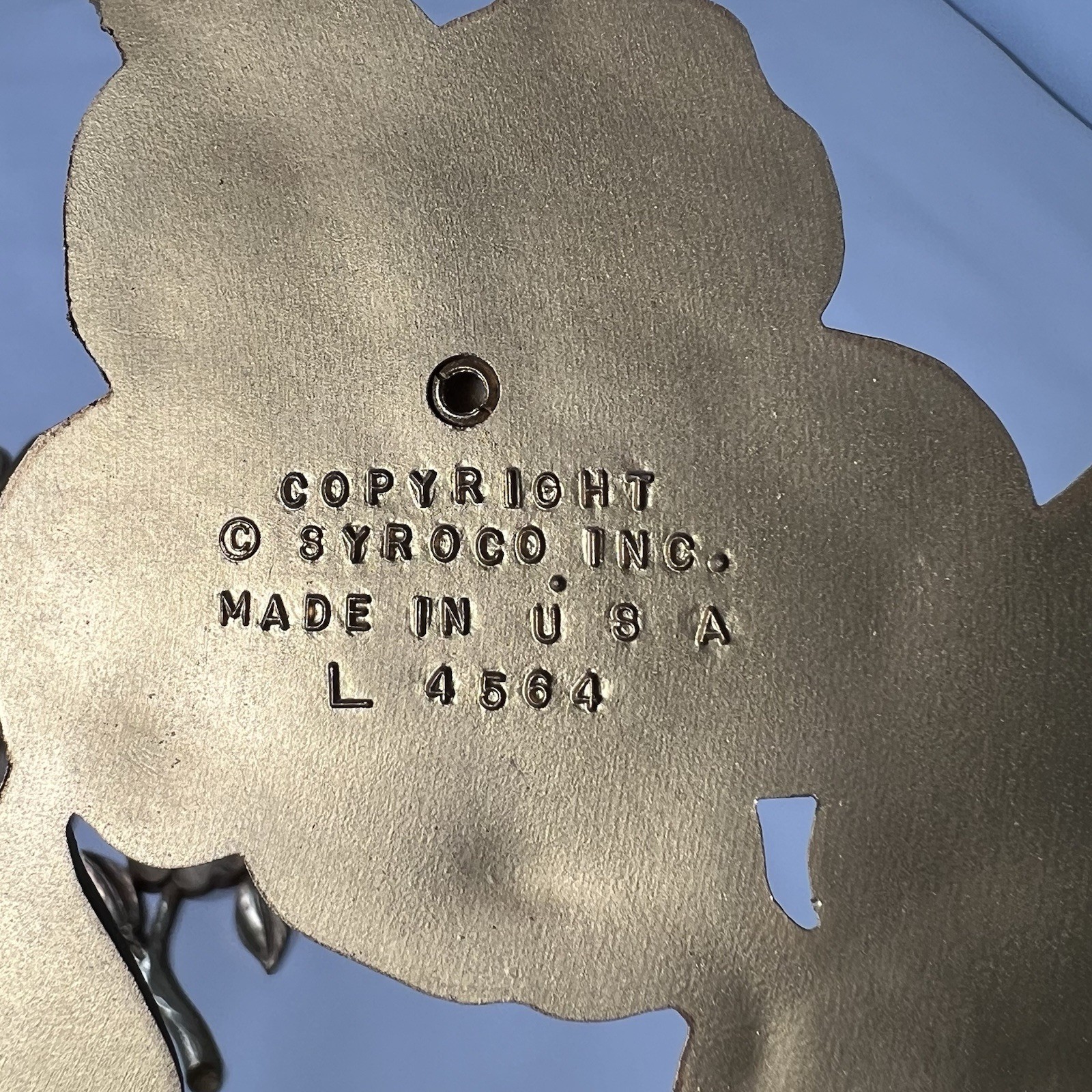 Vintage Syroco dogwood branches floral 2 Wall décor  R & L 1960’s USA MCM GOLD