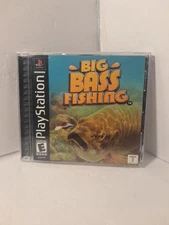 Big Bass Fishing PS1 PlayStation 1 + Reg Card - Complete CIB