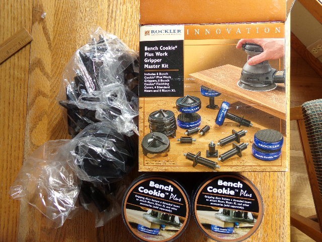 Rockler Bench Cookie Plus Work Gripper Master Kit with Grippers and Risers. NEW