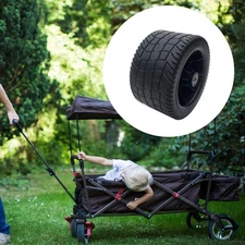 10cm Width Replacement Utility Carts Wheel Caster Accessory Black Sturdy