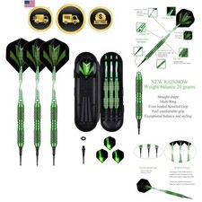 Soft tip Darts Set 18/20 Grams - Professional Darts Plastic Tip with Brass Ba