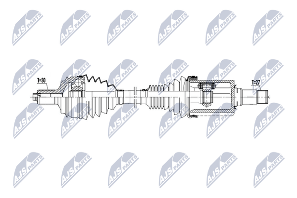 Antriebswelle NTY NPW-ME-204 FüR Mercedes Klasse W213 Model S213 A238 C238 CLS-image