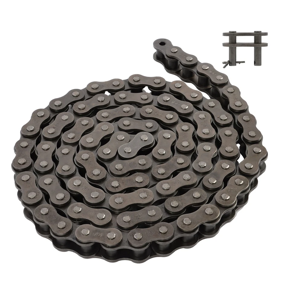 Heavy Duty #100H Roller Chain x 10 feet + 1 Connecting Links - Image 2 of 4