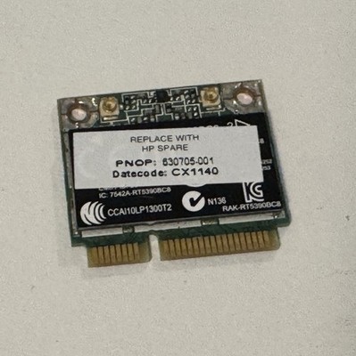 HP 630705-001 Ralink Wireless Wifi Card DV6 RT5390BC8 Half Mini PCIe Card