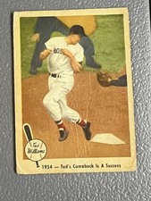 1959 Fleer Ted Williams #53-Ted’s Comeback is a Success-g/vg/-cr-mk-Nice Look