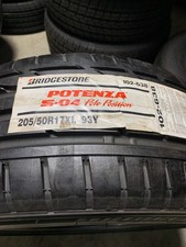 1 New 205 50 17 Bridgestone Potenza S-04 Pole Position Summer Tire