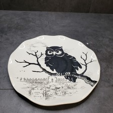 Owl Sketch By Maxcera Ceramic Plate