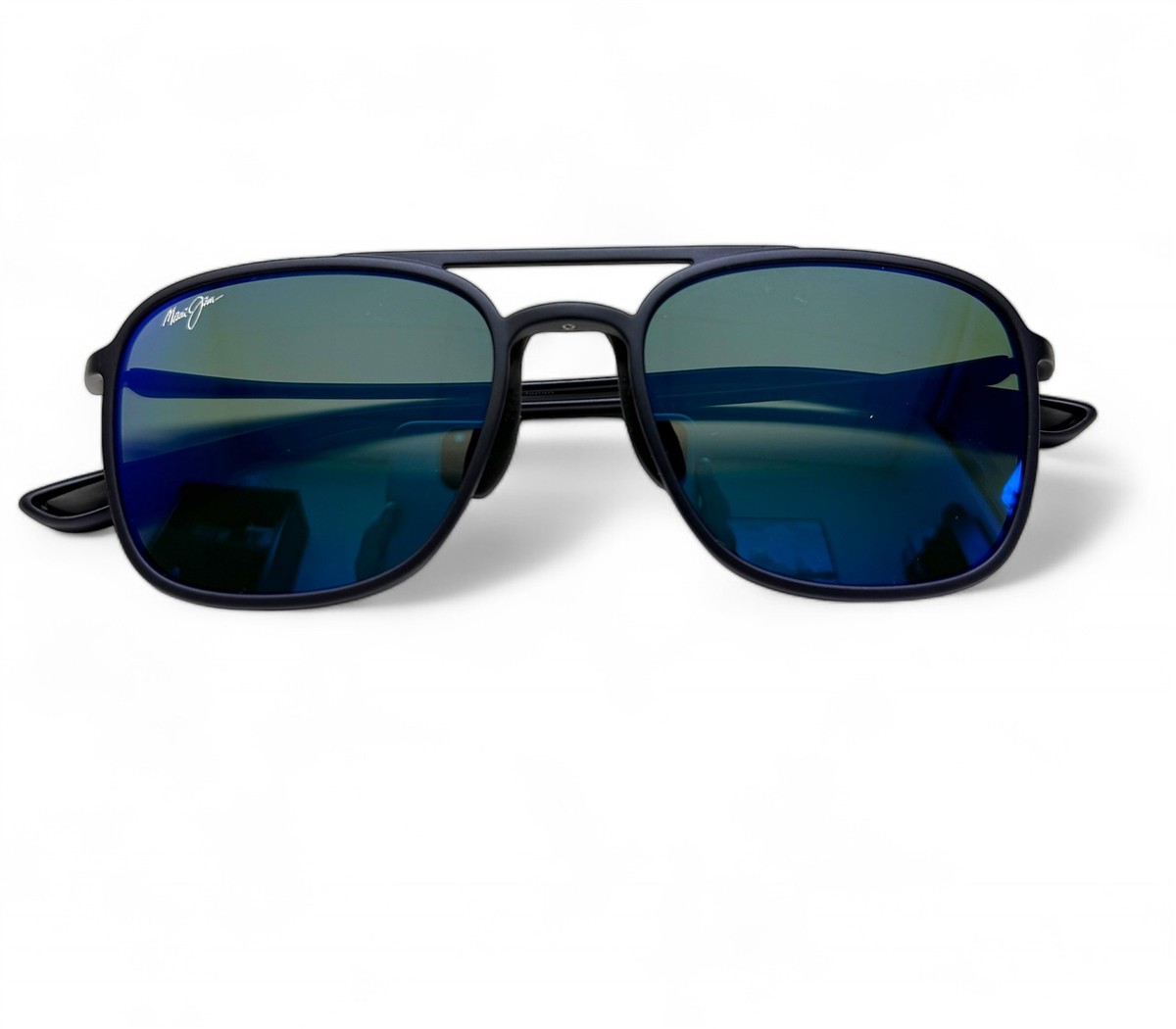 Maui Jim Sport Sunglasses Keokea MJ 447 Matte Blue Polarized