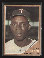 1962 Topps #84 Lenny Green Minnesota Twins VG