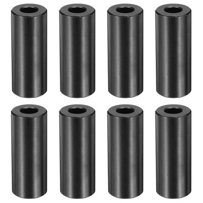 8 Stück M6 Aluminium Abstandshalter M6 IDx1/2'' ODx1 1/4'' Länge Schwarz
