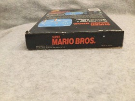 Vintage Nintendo NES Super Mario Bros W/ Black Box, Instructions, Poster, Sleeve