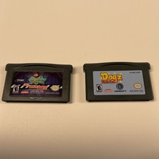 Gameboy GBA Spongebob Squarepants Lights Camera Pants / Dogz 2 Fashion  LOT of 2