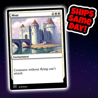 Moat Magic: The Gathering Individual Trading Card Games for sale