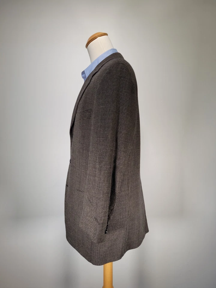 Спортивное пальто Samuelsohn из черного золота с геометрическим узором 44 R холщовое - Изображение 4 из 4