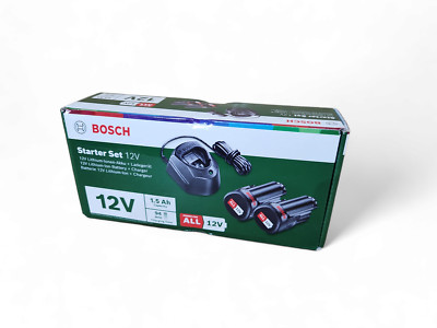 Bosch Akku Starter-Set: 2 x Akku 12 Volt, 1.5 Ah O-A