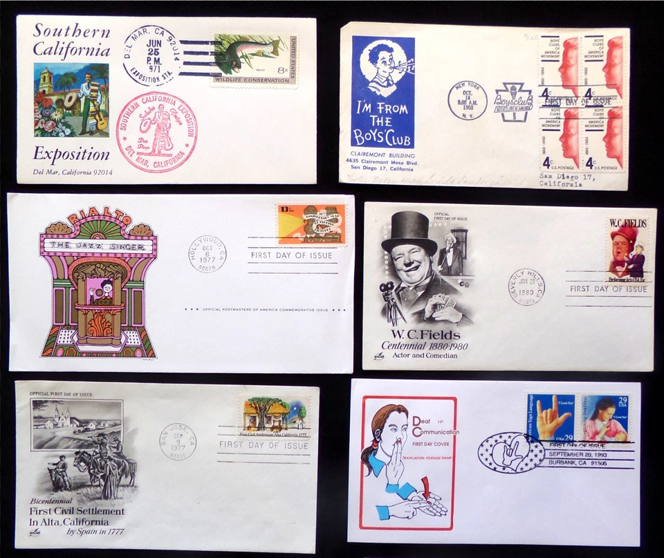 HISTORIC CALIFORNIA 1948-2000: FDC Covers & Postcards CA State Mixed Lot #GP-084 - Image 4 of 4