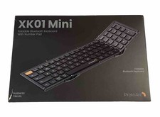 ProtoArc XK01 Foldable Full-size, Wireless Keyboard Black