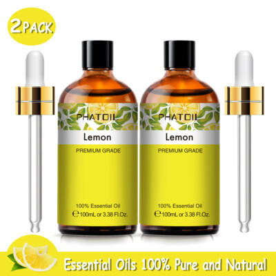 100ml Lemon Essential Oils Pure Premium Aromatherapy Diffuser Oil for Skin Care