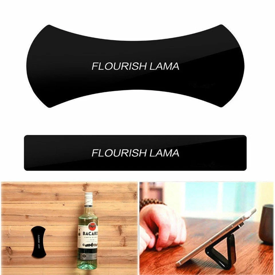 4PCS Fixate Flourish Lama Amazing Nano Rubber Gel Pad Car Sticker Phone Holder - Image 2 of 4