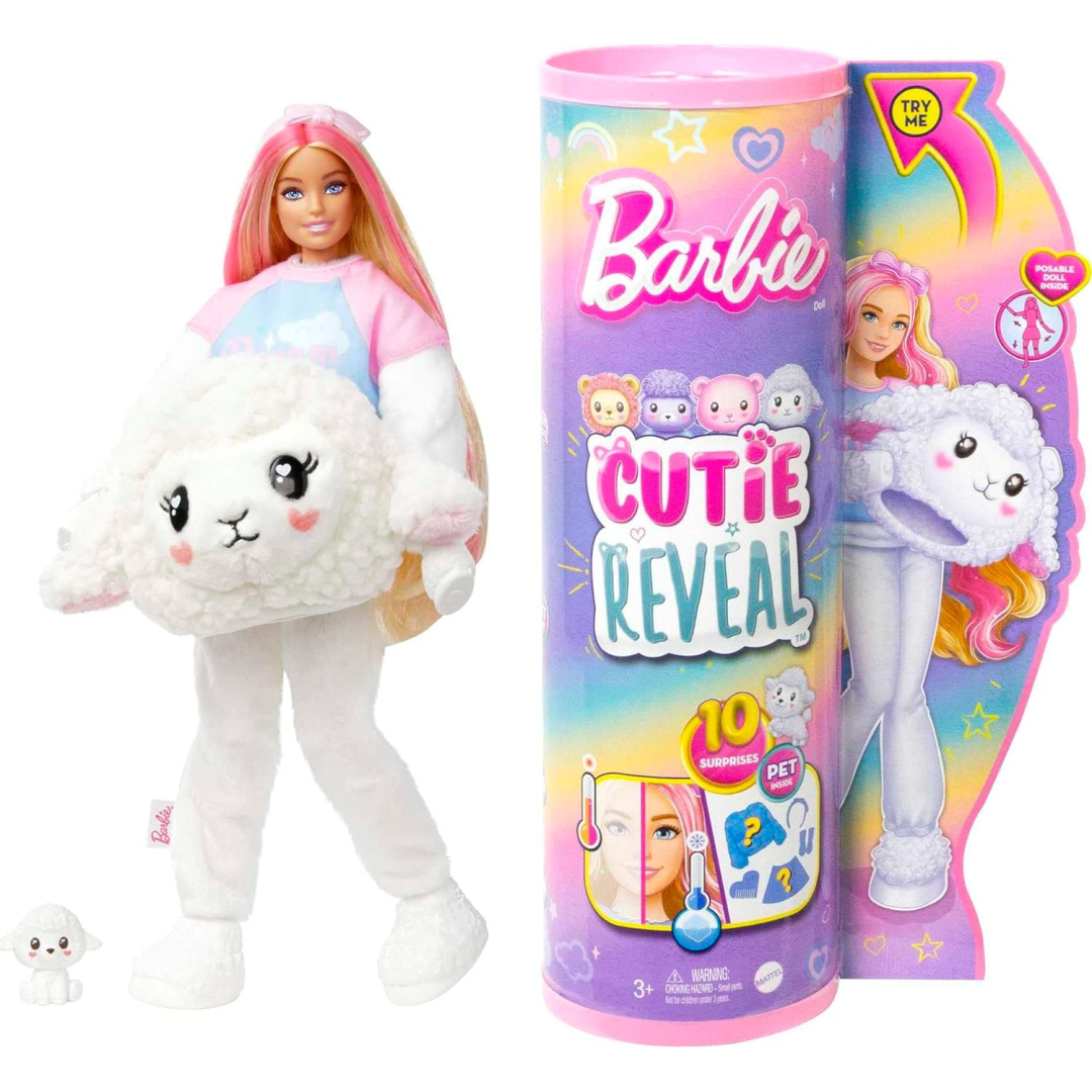 Barbie Cutie Reveal Doll Accessories Lamb Plush Costume 10
