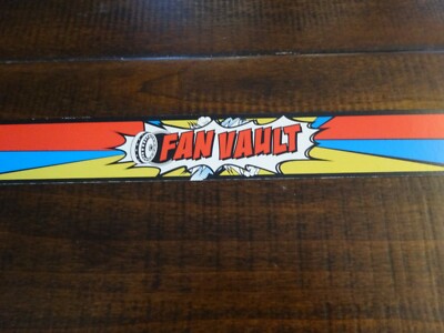 Toys R Us STORE DISPLAY SIGN SHELF strip TALKER Fan Vault 48'' long 1 1/4'' high