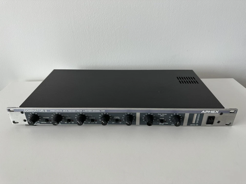 APHEX 720 Dominator II, Stereo Multi Band Peak Limiter, Rack, Untested For Parts - Image 2 of 4