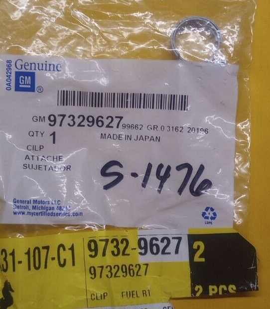 GM NOS OEM Clamp 97329627 S-1476 | eBay
