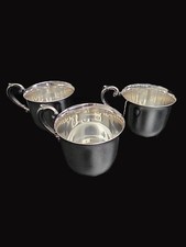 Vintage Silver Plate Baby Cup 3 Pc Set