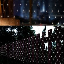 300 LED Net Mesh Fairy String Lights Curtain Waterproof Outdoor Home Party Decor