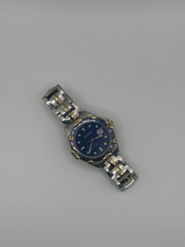 Men's BENRUS Cobalt Blue, Stainless Steel, Water Resistant, BNW701 - New Battery - Picture 2 of 8