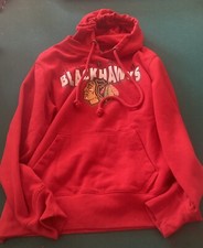 Chicago Blackhawks  47 NHL Mens Sweatshirt Size Medium Color Red Great Condition