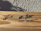 Grand Piano Opens W/ Lid Prop, Flute, Skis & Ballet￼ Shoe Charm 1/2 12K Bracelet — photo 4