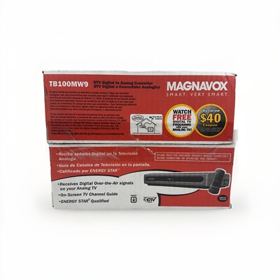 Magnavox TB100MW9 DTV Digital To Analog Converter NEW SEALED