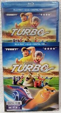 TURBO 2 Disc BLU-RAY DVD DIGITAL HD, 2013 Widescreen Ultraviolet New Sealed